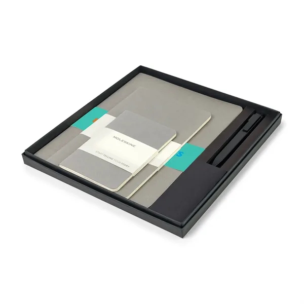 Moleskine® Assorted Cahier and GO Pen Gift Set