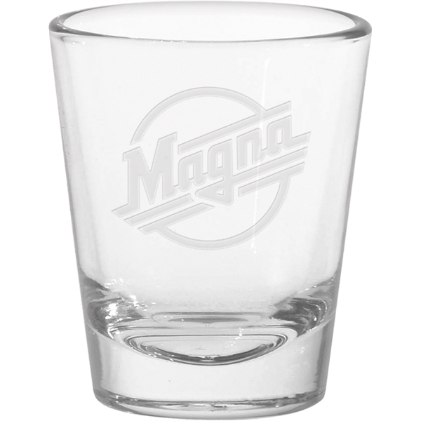 1.75 oz. Tapered Shot Glass - Deep Etched