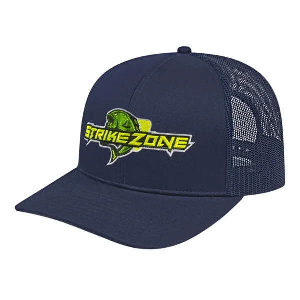 Cap America Poly/Cotton Trucker Mesh Back Cap