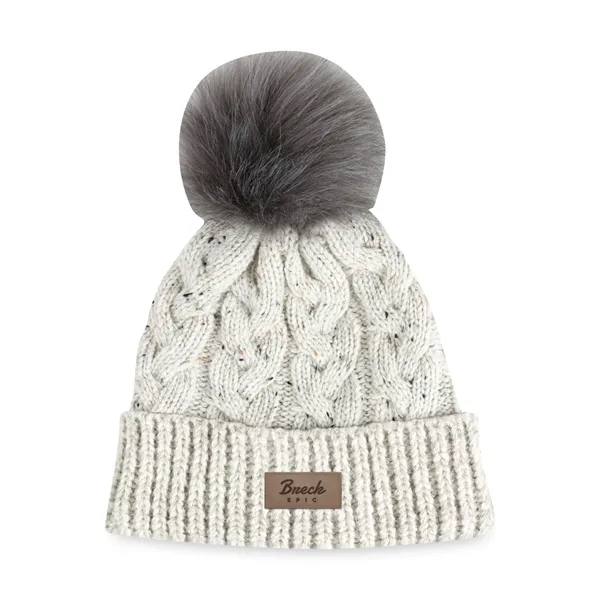 Ahead Speckle Pom Knit Hat