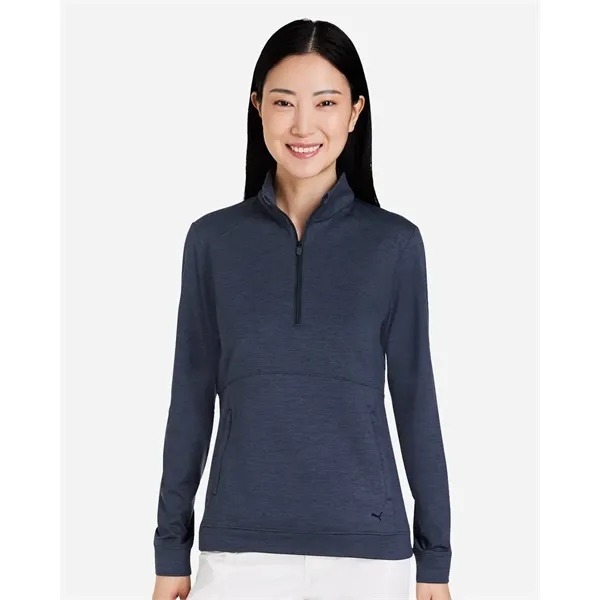 Puma Golf Women's Cloudspun Rockaway Quarter-Zip Pullover