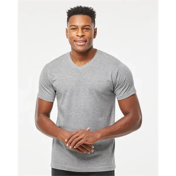 Tultex Men's Poly-Rich V-Neck T-Shirt