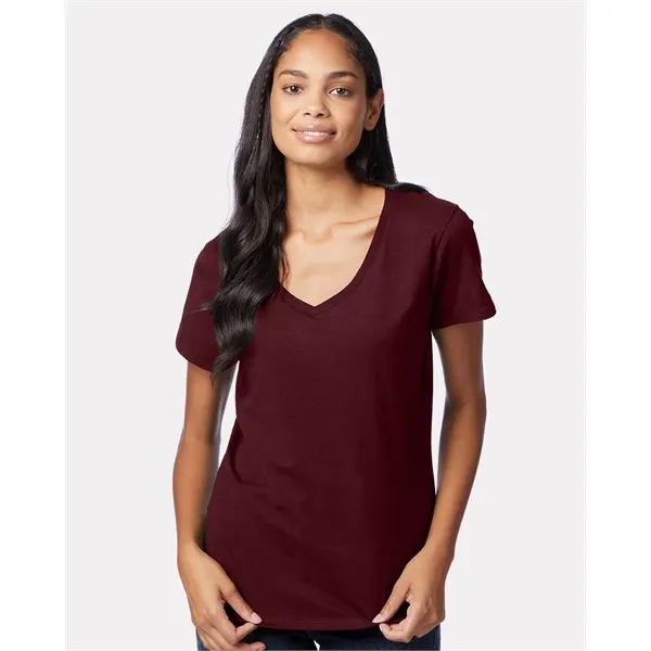 Hanes Women's Perfect-T V-Neck T-Shirt