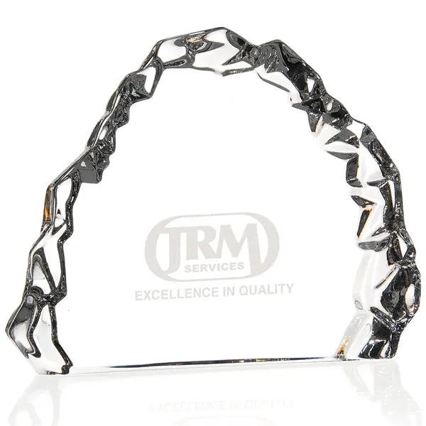 MARIO CIONI Carved Crystal Award