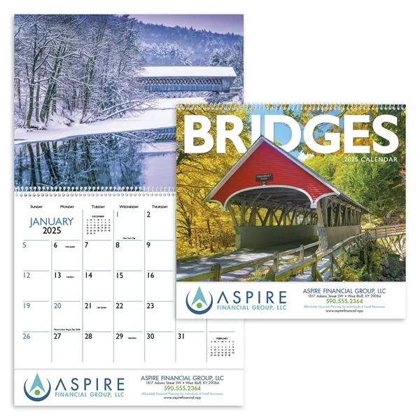 Triumph® Calendars Bridges Calendar
