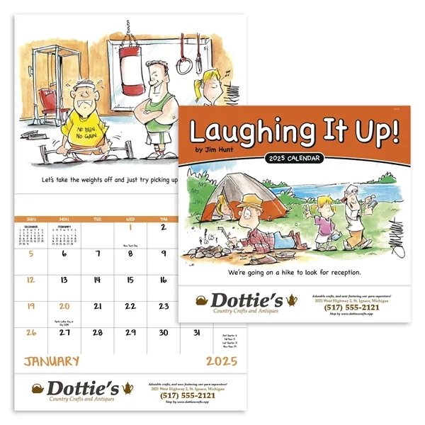 Good Value™ Laughing It Up - Stapled Calendar