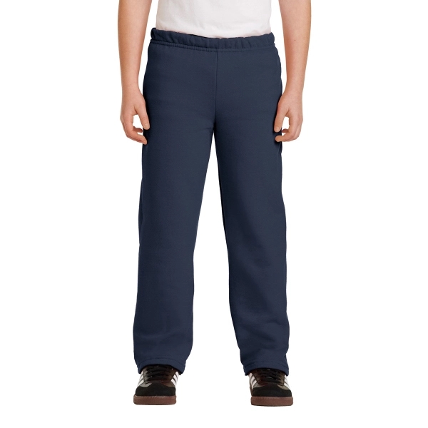 Gildan Youth Heavy Blend Open Bottom Sweatpant.
