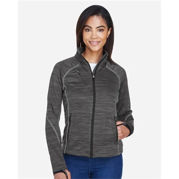 North End Women's Flux Melange Bonded Fleece Jacket