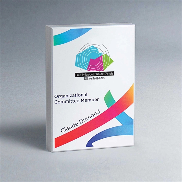 5" x 7" Wood Block Award