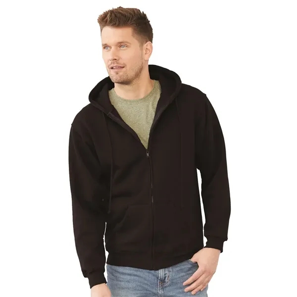 Bayside Unisex USA-Made Full-Zip Hooded Sweatshirt