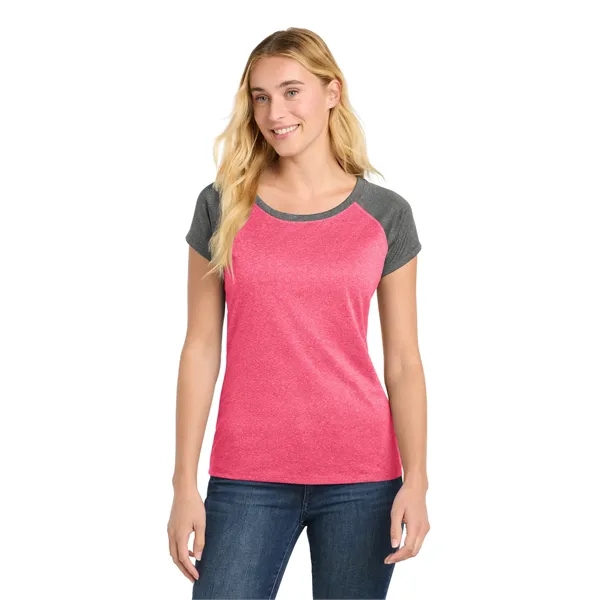 Sport-Tek Women's Heather-On-Heather Contender Scoop Neck...