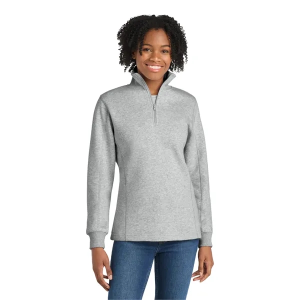 Sport-Tek Women's 1/4-Zip Sweatshirt.