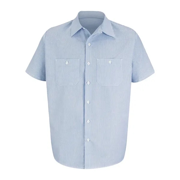 Red Kap Men's Tall Industrial Stripe Work Shirt