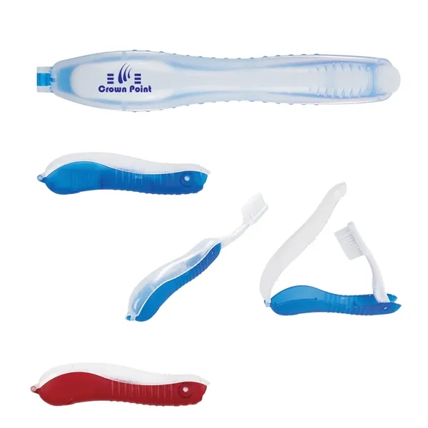 Travel Toothbrush In Folding Case