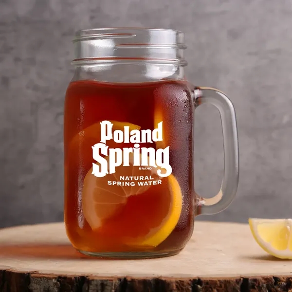 Libbey 16 oz Mason Jar with Handle