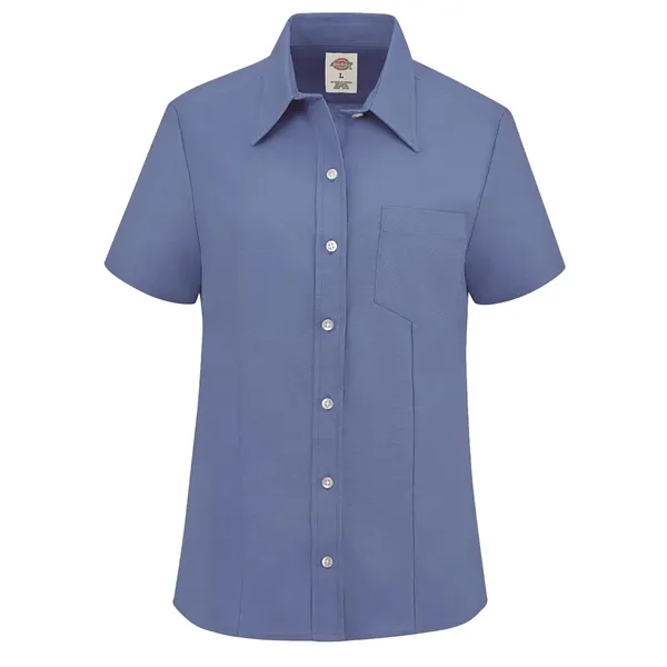 Dickies Women's Short Sleeve Stretch Oxford Shirt