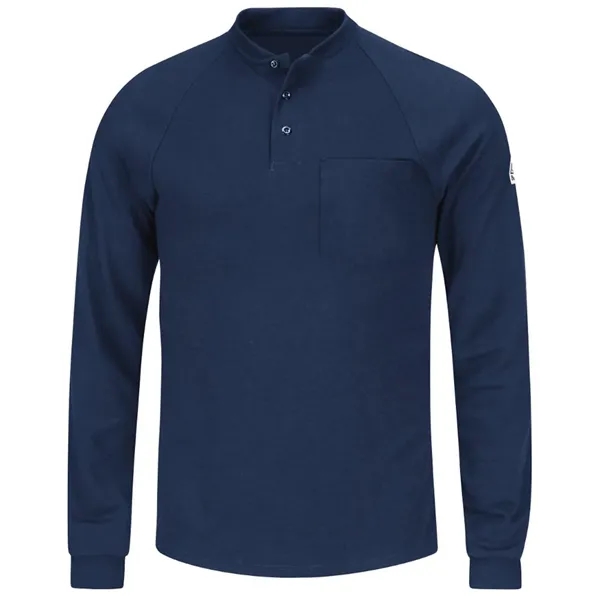 Bulwark Men's Long Sleeve Henley Shirt- CoolTouch®2