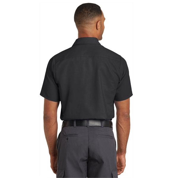 Red Kap Short Sleeve Solid Ripstop Shirt.