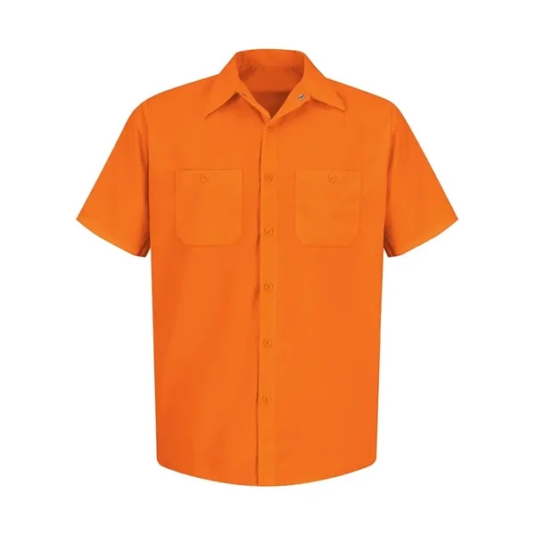 Red Kap Men's Enhanced Visibility Short Sleeve Work Shirt