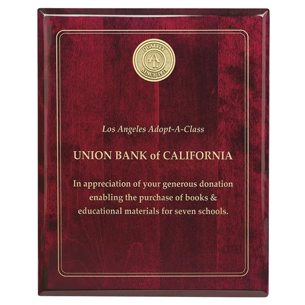 JAFFA® Rosewood Plaque - 8" x 10"