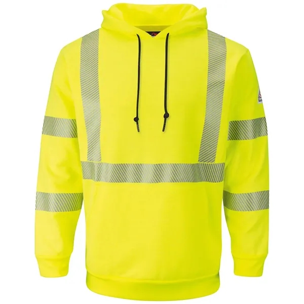Bulwark Men's Hi-Visibility Hooded Sweatshirt