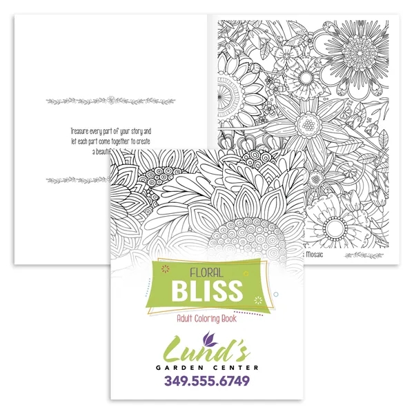 Good Value™ Floral Bliss Adult Coloring Book