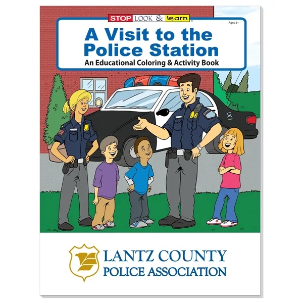Coloring Book: A Visit to the Police Station
