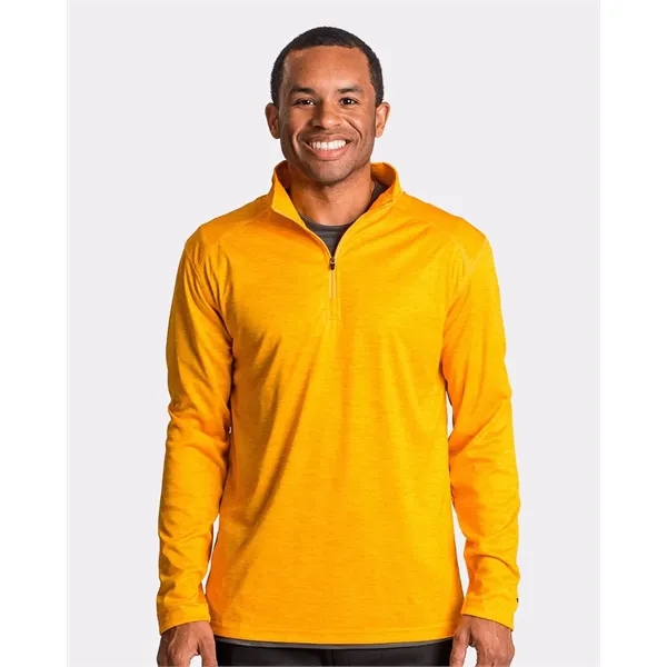 Badger Men's Tonal Blend Quarter-Zip Pullover