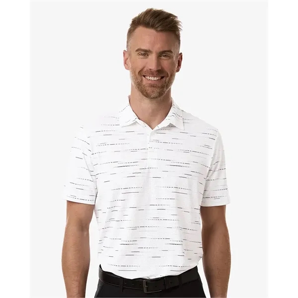 Adidas Men's Ultimate365 Mesh Glimmer Print Polo