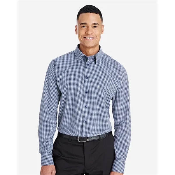 Devon & Jones Men's CrownLux Performance® Tonal Mini Chec...