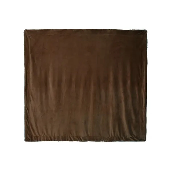 Alpine Fleece Oversized Mink Sherpa Blanket