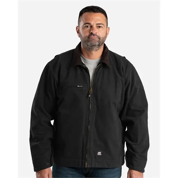 Berne Apparel Men's Highland Washed Gasoline Jacket