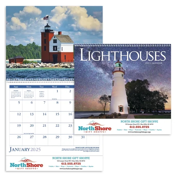 Triumph® Calendars Lighthouses Calendar
