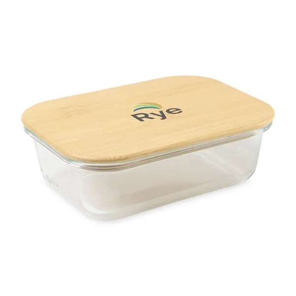 2 Cup Bamboo Storage Container