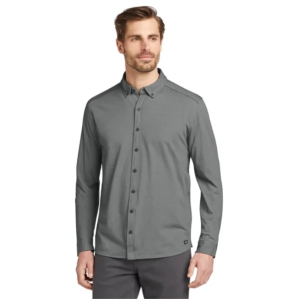OGIO Code Stretch Long Sleeve Button-Up.