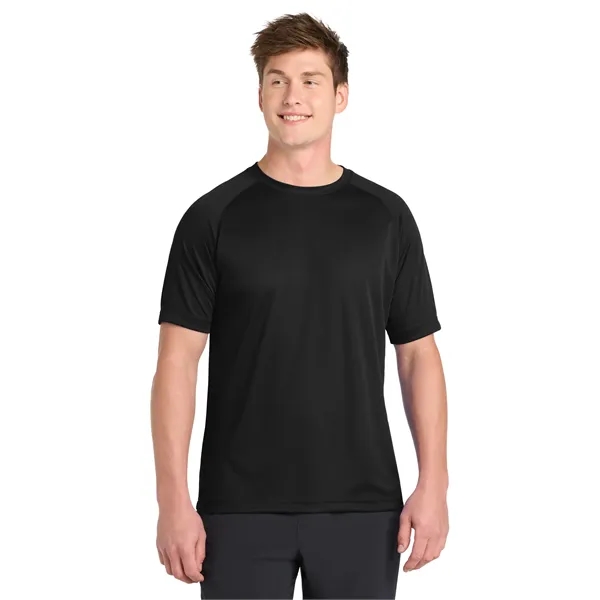 Sport-Tek Dry Zone Short Sleeve Raglan T-Shirt.