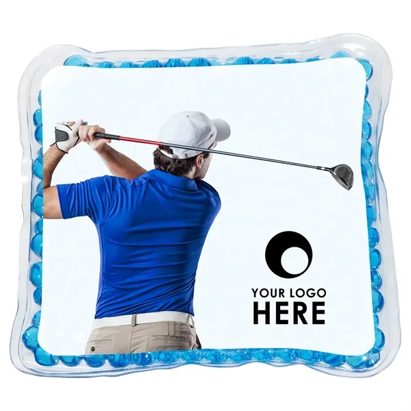 Golfer Square Aqua Pearls™ Hot/Cold Pack
