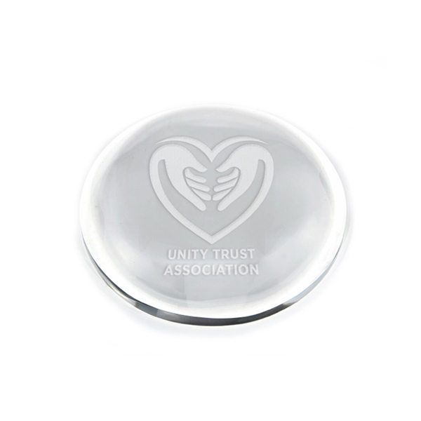 Thin Dome Paperweight