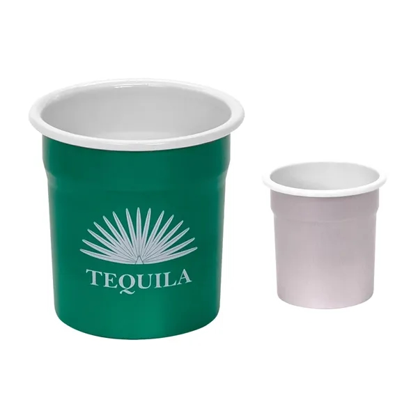 1.5 Oz. Steel Chill-Cups Aluminum Shot Cup