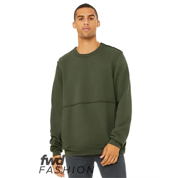 BELLA + CANVAS FWD Fashion Raw Seam Crewneck Sweatshirt