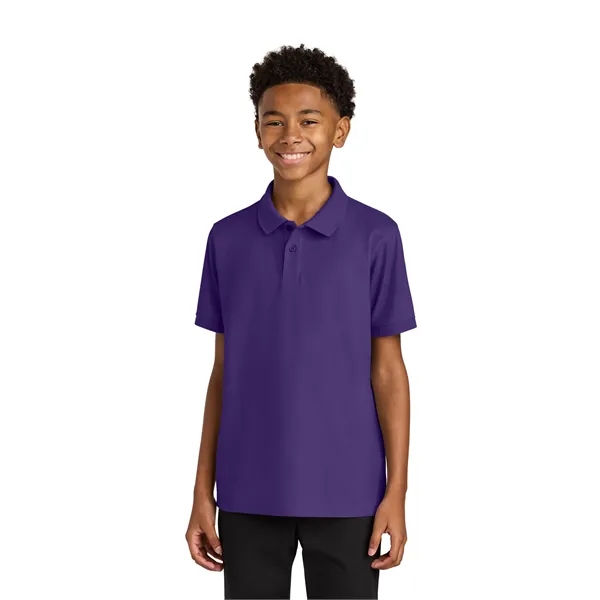 Port Authority Youth Wearever Signature Pique Polo