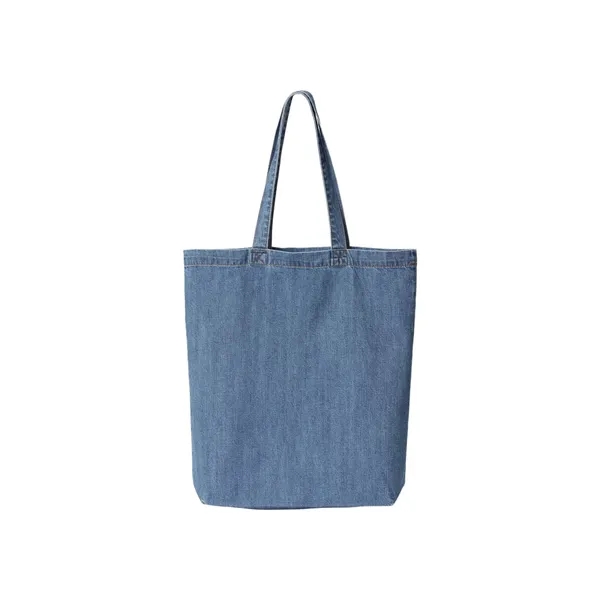 Liberty Bags Cotton Denim Gusseted Tote Bag