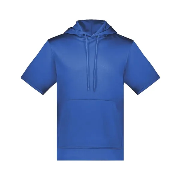 Augusta Sportswear Unisex Fleece Short Sleeve Hooded Pull...