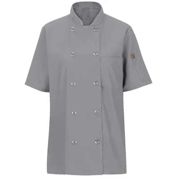 Chef Designs Women's Mimix™ Short Sleeve Chef Coat with O...