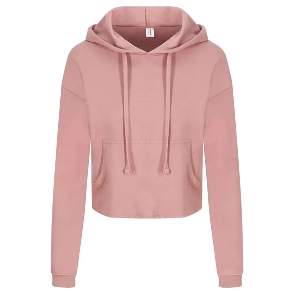 AWDis Women's Girlie Cropped Hooded Fleece with Pocket