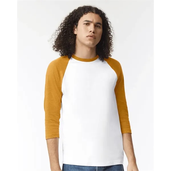 American Apparel Unisex CVC Three-Quarter Sleeve Tee