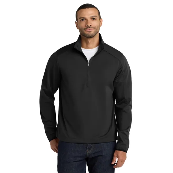 Port Authority Active 1/2-Zip Soft Shell Jacket.