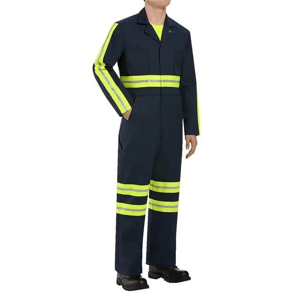 Red Kap Men's Enhanced Visibility Action Back Coverall