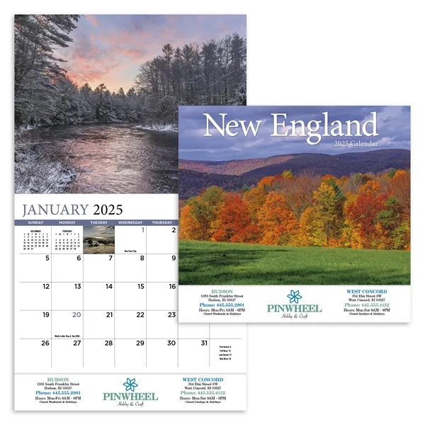 Products New England Appointment Calendar - Stapled