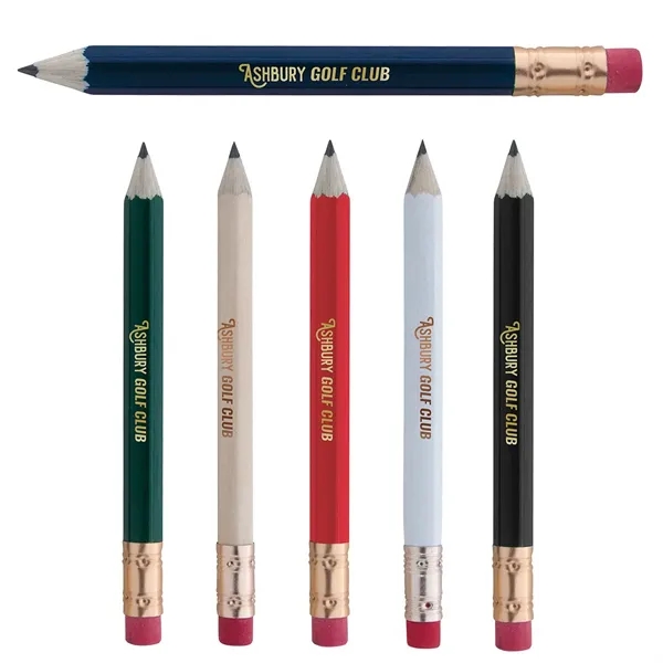 Hex Golf Pencil with Eraser